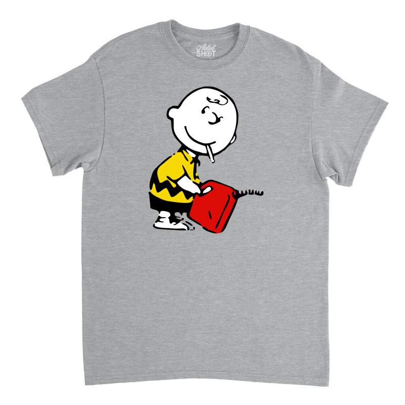 Banksy Charlie Brown Classic T-shirt by linamar | Artistshot