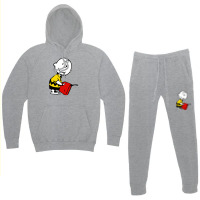 Banksy Charlie Brown Hoodie & Jogger Set | Artistshot