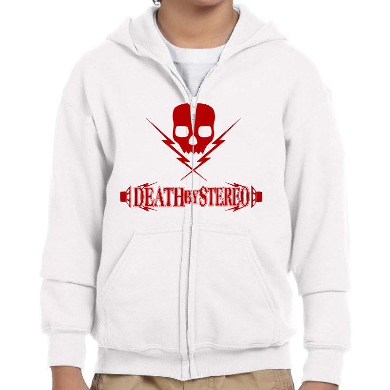 Death By Stereo Youth Zipper Hoodie by linamar | Artistshot