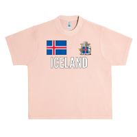 Iceland Soccer Football Jersey Fan Support Team Island T Shirt Urban Heavy T-shirt | Artistshot