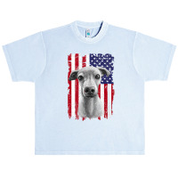 Dogs 365 Distress American Flag Italian greyhound Dog Usa Premium T S Urban Heavy T-shirt | Artistshot