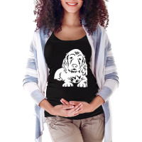 Cocker T  Shirt Cute Cocker Spaniel Gift T  Shirt Maternity Scoop Neck T-shirt | Artistshot