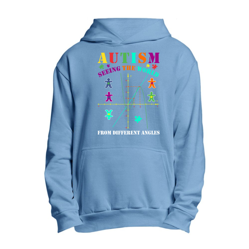 Autism Awareness - Autism Seeing World From Different Angles Urban Pullover Hoodie by LisaSnyder | Artistshot