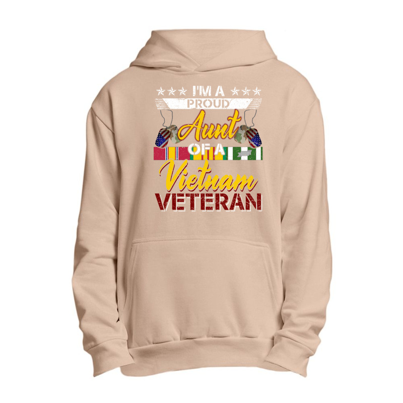 Vietnam Veteran Shirts Proud Aunt Tees Men Boys Gifts Urban Pullover Hoodie | Artistshot