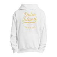 Claassic Retro Vintage Staten Island Woodgrain Nyc Usa Casual Urban Pullover Hoodie | Artistshot