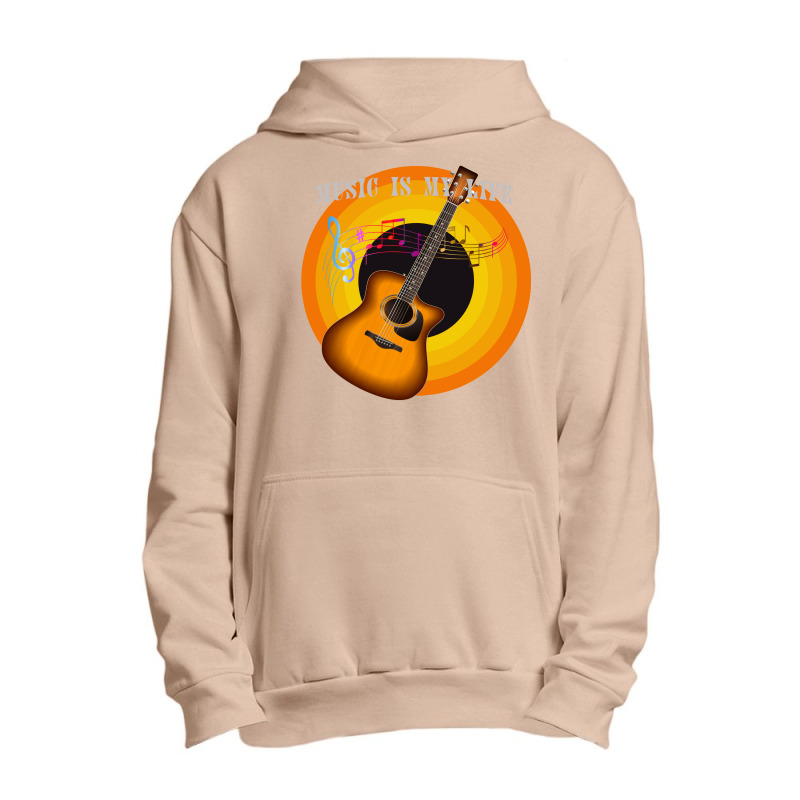 Music Is My Life Urban Pullover Hoodie | Artistshot