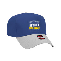 Retirement Gift For Bank Tellers Retired Bank Teller T Shirt Adjustable Baseball Cap | Artistshot