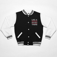 Like A Good Neighbor Stay Over There Bomber Jacket | Artistshot