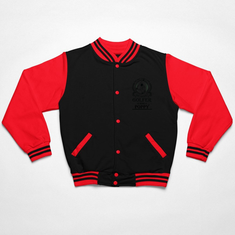 Golfer Poppy Bomber Jacket | Artistshot