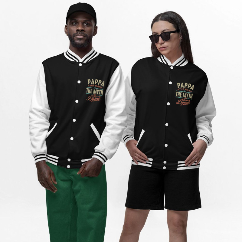 Pappa The Myth The Legend Bomber Jacket | Artistshot