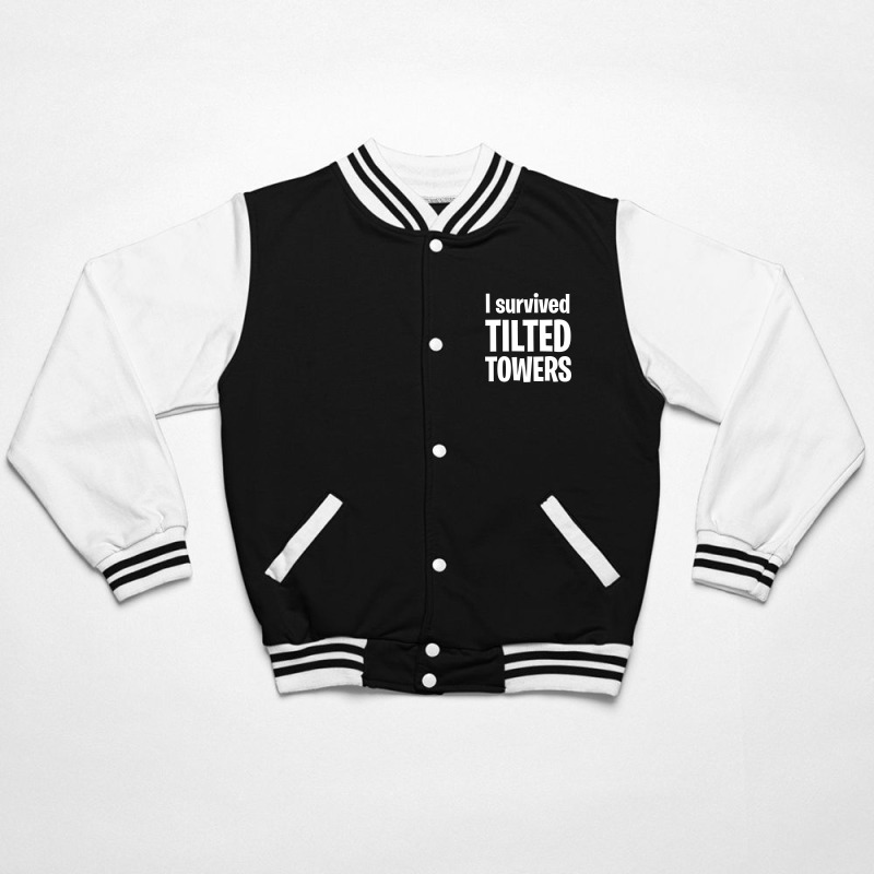 I Survived Tilted Towers (white) Bomber Jacket | Artistshot