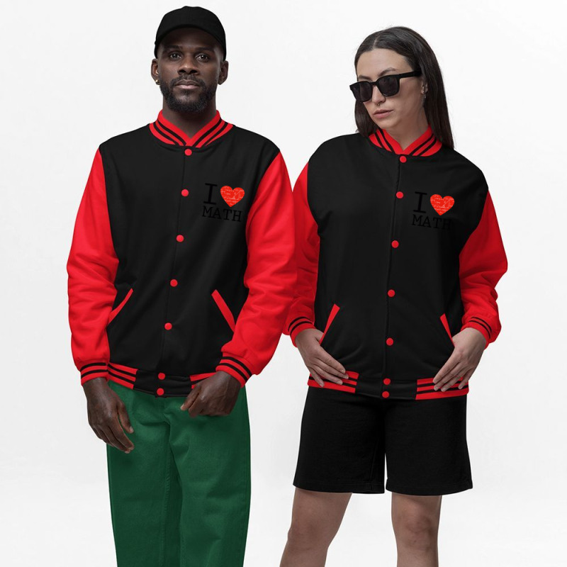 I Love Mathematics Bomber Jacket | Artistshot