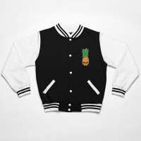 Pineapple Skull Bomber Jacket | Artistshot