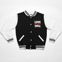 Sweet Fish Love People Well   For Dark Bomber Jacket | Artistshot