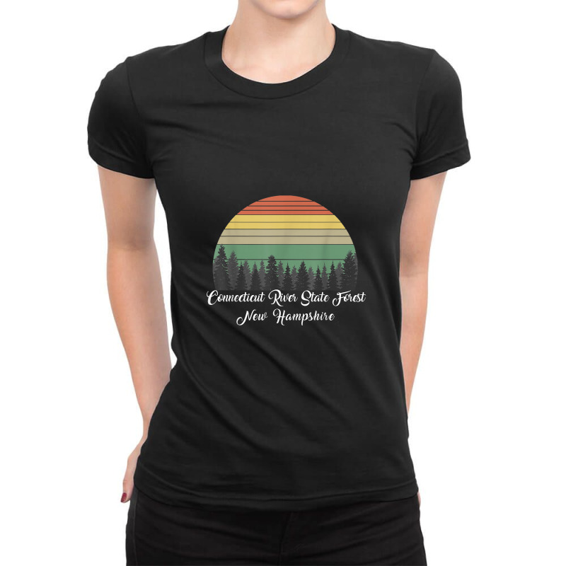 Connecticut River State Forest Ladies Fitted T-Shirt by Yuh2105 | Artistshot