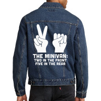 The Minivan Funny Men Denim Jacket | Artistshot