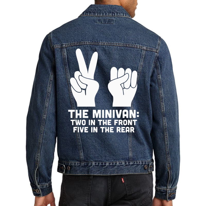 The Minivan Funny Men Denim Jacket by rusmashirt | Artistshot