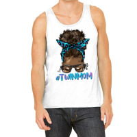 Afro Messy Bun Twin Mom Tank Top | Artistshot