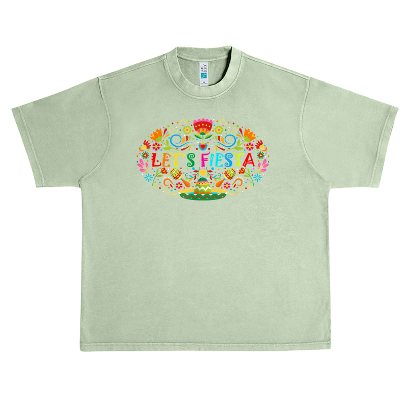 Cinco De Mayo Party Lets Fiesta Mexican T Shirt Urban Heavy T-shirt | Artistshot