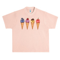 Assorted Ice Cream Cones T  Shirt Assorted Ice Cream Cones Set   Blueb Urban Heavy T-shirt | Artistshot