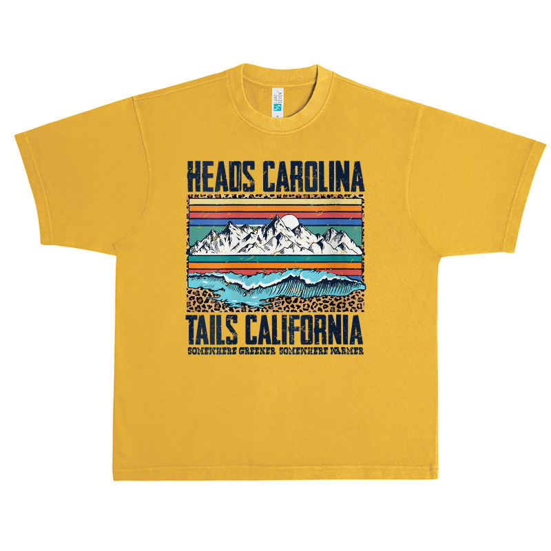 Womens Vintage Heads Carolina Tail California Summer Beach Paradise V Urban Heavy T-shirt by nycerecoverdell | Artistshot