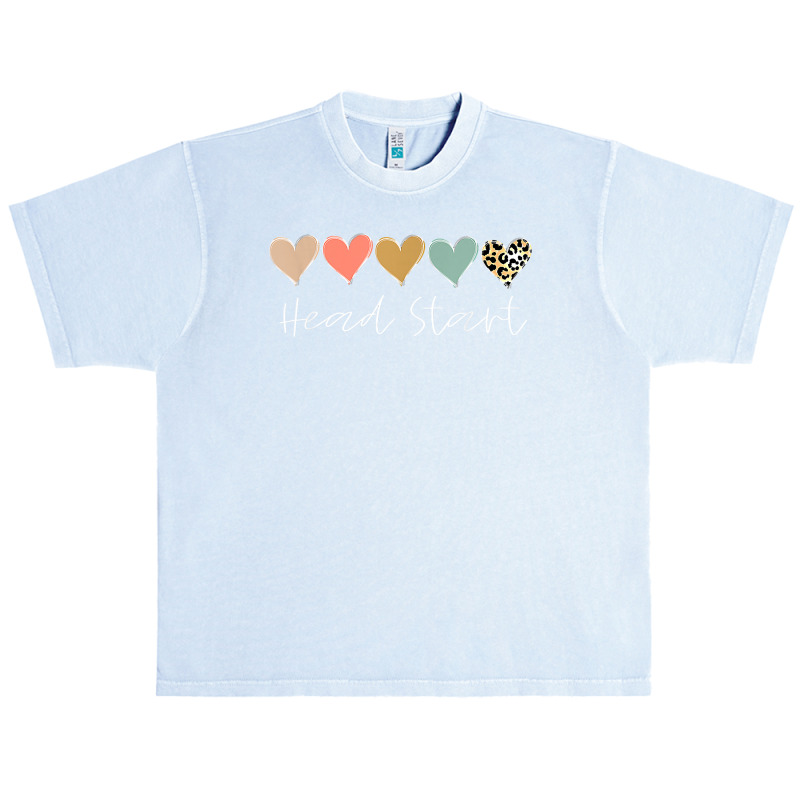 Leopard Hearts Teacher Student, Head Start Back To School T Shirt Urban Heavy T-shirt by aryanahjerich | Artistshot