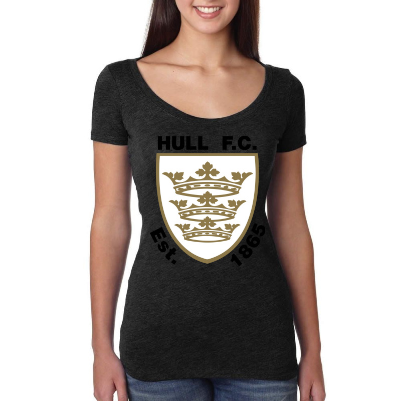 Hull Fc Women's Triblend Scoop T-shirt by SomArt | Artistshot