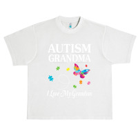 Butterfly Autism Grandma I Love My Grandson Awareness Urban Heavy T-shirt | Artistshot