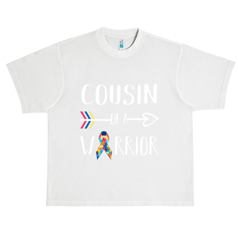 Cousin Of A Warrior Autism Awareness Urban Heavy T-shirt by mrlee | Artistshot