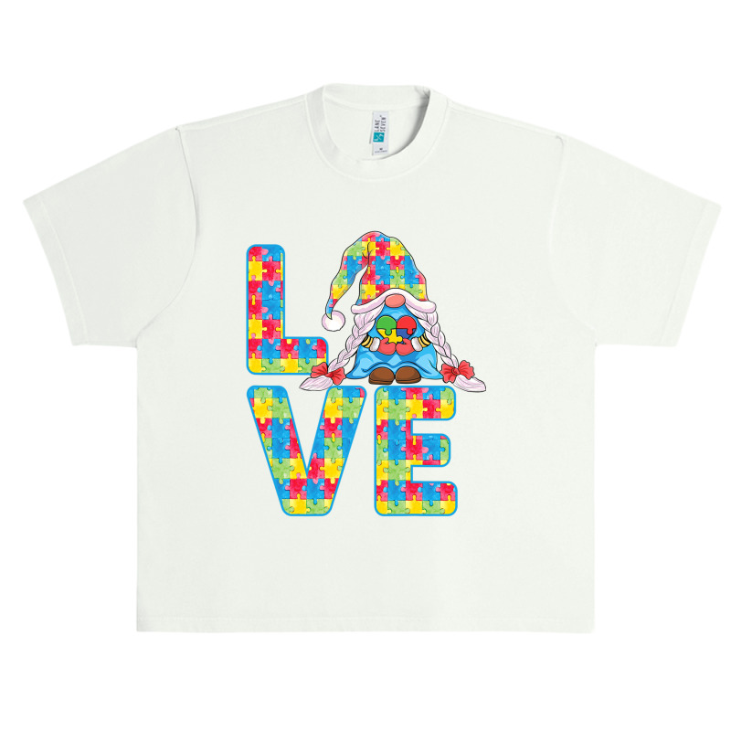 Gnomes Holding Puzzle Love Support Autism Awareness Urban Heavy T-shirt by mrlee | Artistshot