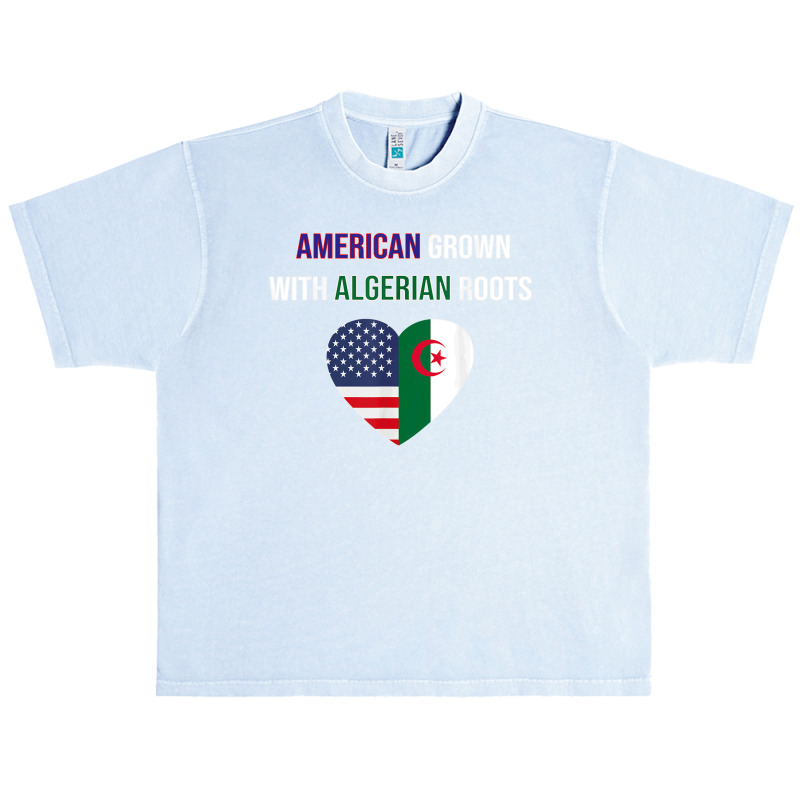 American Grown With Algerian Roots T Shirt Urban Heavy T-shirt | Artistshot