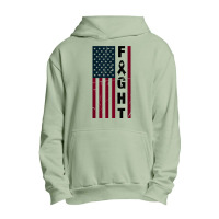 Fight Cancer Awareness T Shirts American Flag Grey Matters T Shirt Urban Pullover Hoodie | Artistshot