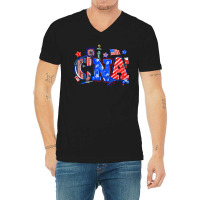 4th Of July Cna V-neck Tee | Artistshot