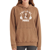 This Girl Loves Poodle Vintage Hoodie | Artistshot