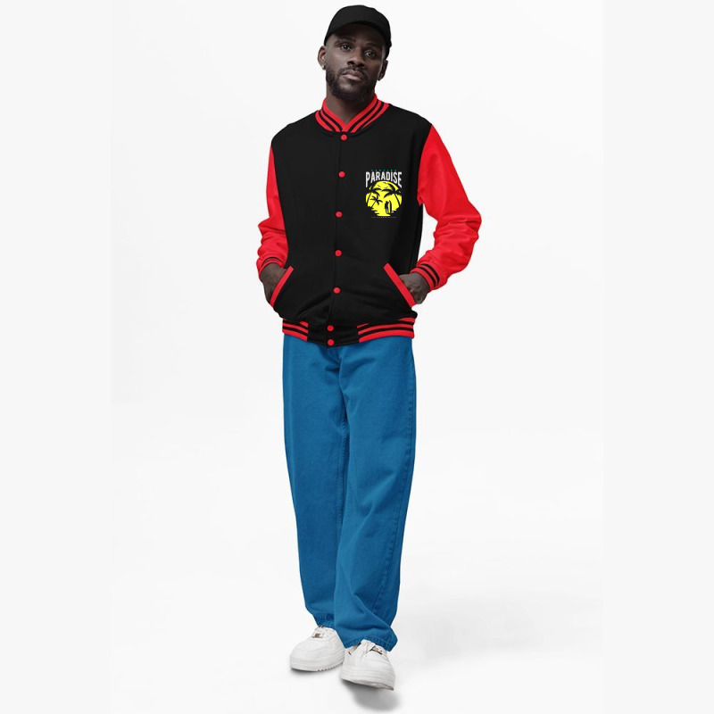 Paradise Bomber Jacket by BLQS Apparel | Artistshot