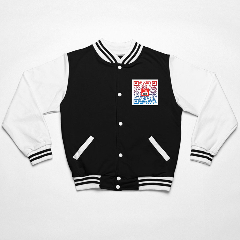 Qr Code Design Bomber Jacket | Artistshot