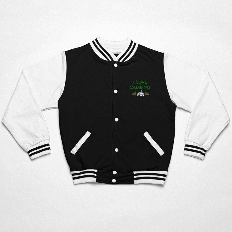 I Love Camping Bomber Jacket by hoainv | Artistshot