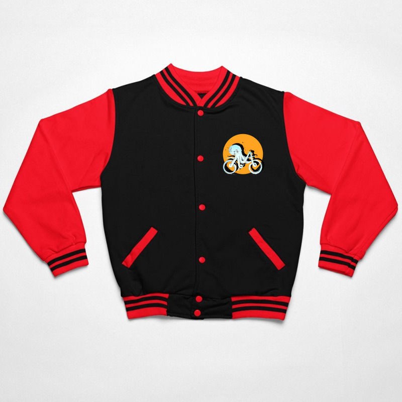 Octopus Bike Bomber Jacket | Artistshot