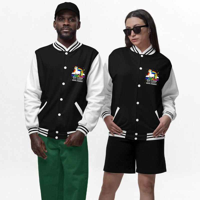 Llamacorn 100 Magic Bomber Jacket | Artistshot