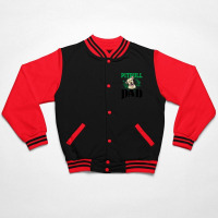 Pitbull Dad For Light Bomber Jacket | Artistshot