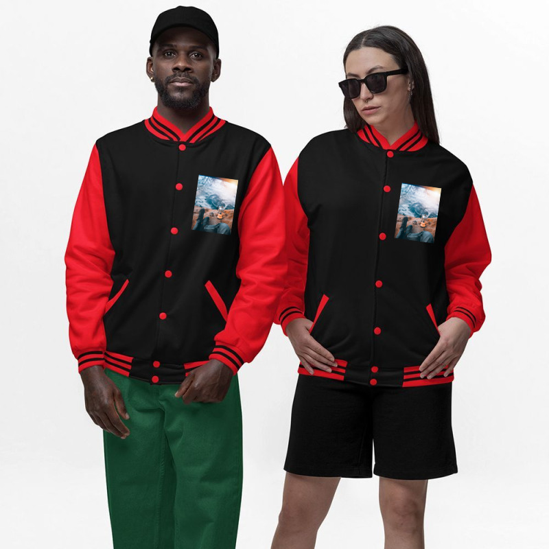 Away From Home Bomber Jacket by omerpsd | Artistshot