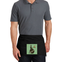 Green Music Option Man Colour Waist Apron | Artistshot