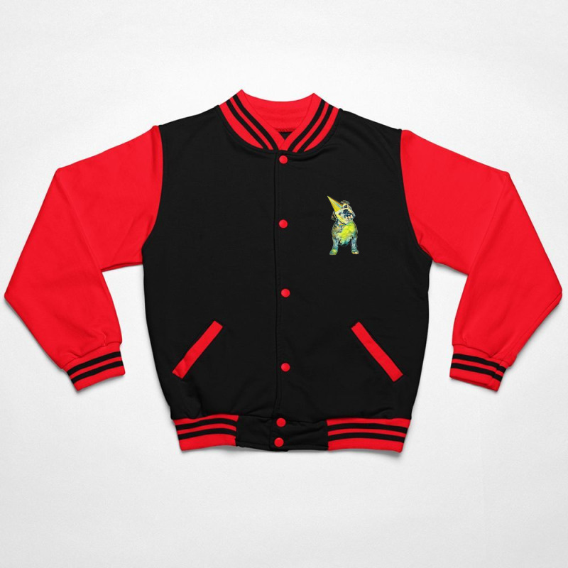 Cute And Funny Bulldog Purebr Bomber Jacket by Kemnabi | Artistshot