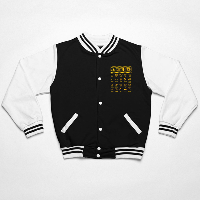 Mechanic Warning Signs Retro Vintage Bomber Jacket by vip.pro123 | Artistshot