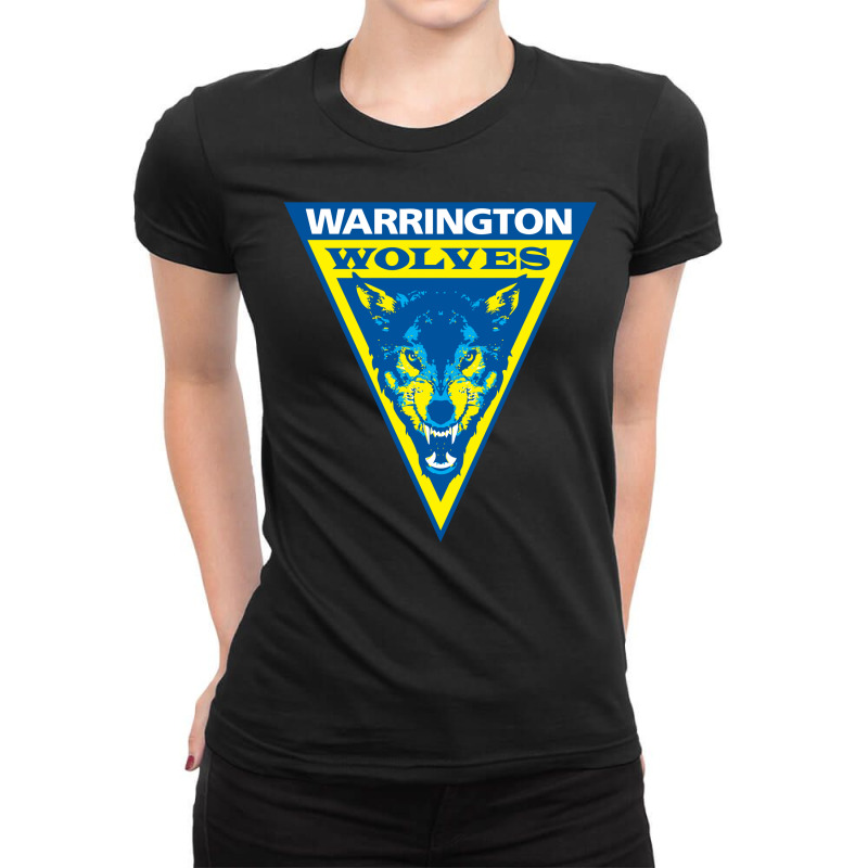 Warrington Wolves Ladies Fitted T-Shirt by SomArt | Artistshot