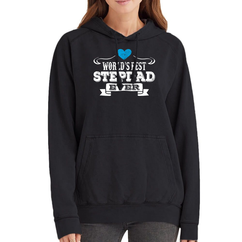 Worlds Best Stepdad Ever 1 Vintage Hoodie | Artistshot