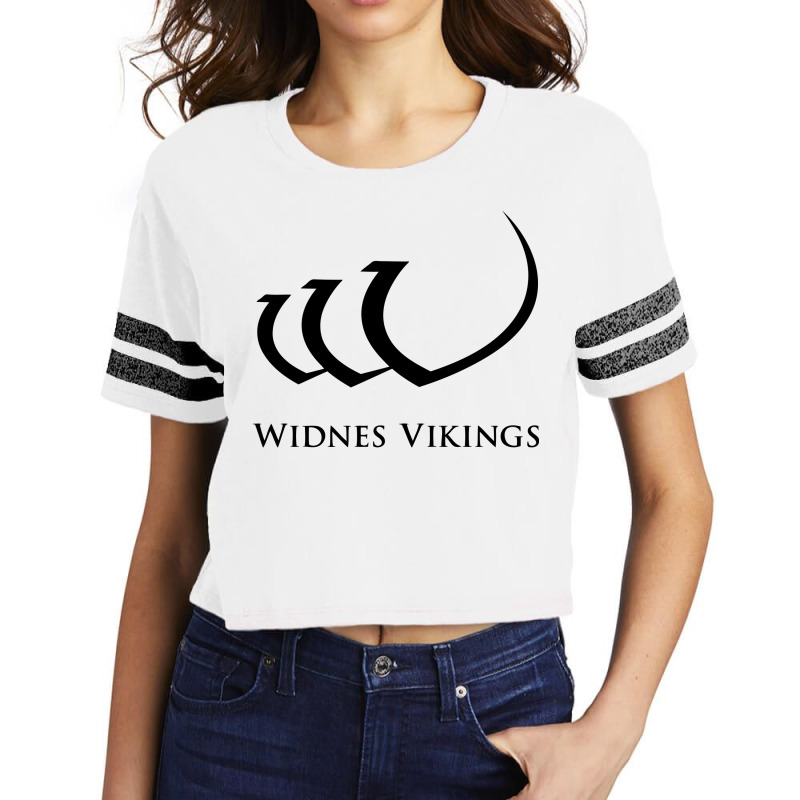 Widnes Vikings Scorecard Crop Tee by SomArt | Artistshot