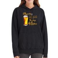 Cheers And Beers To  My 48 Years Vintage Hoodie | Artistshot