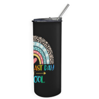 Happy Last Day Of School Teacher Student Graduation Rainbow 357 Skinny Tumbler | Artistshot