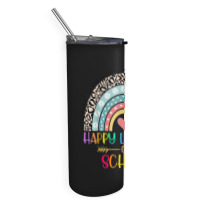 Happy Last Day Of School Teacher Student Graduation Rainbow 357 Skinny Tumbler | Artistshot